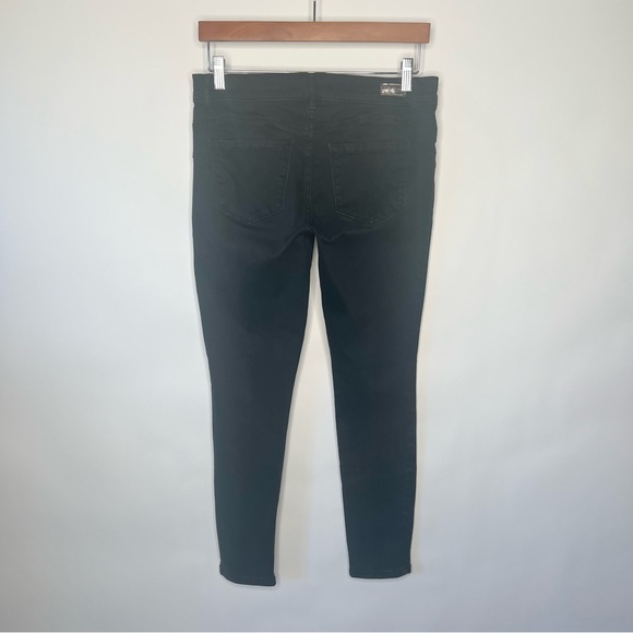 JUICY COUTURE LOW RISE SKINNY STRAIGHT LEG JEANS SIZE 6 BOTTOMS BLACK NEUTRAL - Picture 2 of 5